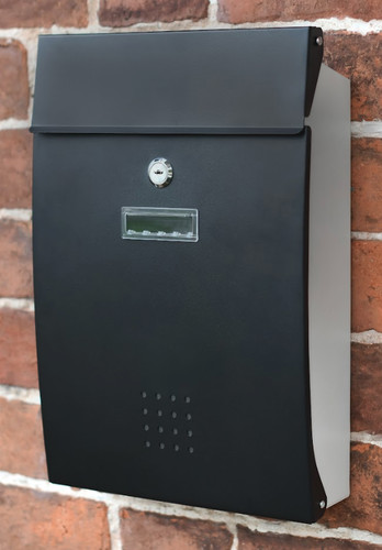 Modern nero black wall - "nero",