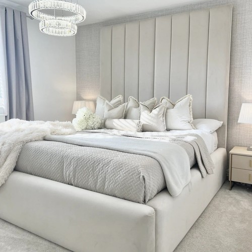 High headboard bed - high,