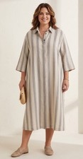 MARINA RINALDI MIDI SHIRTDRESS