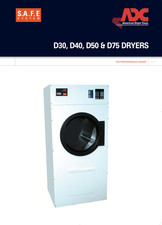 ADC D75  (34kg) Commercial Gas Heat Tumble Dryer - 2021 Model