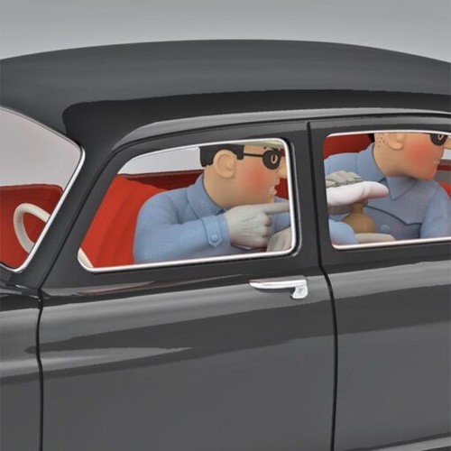 Voiture tintin model car - tintin,