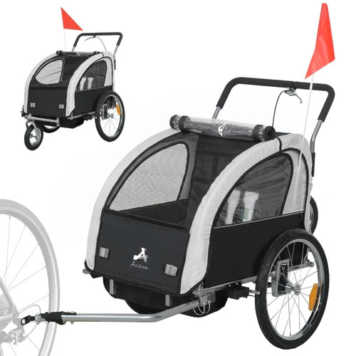 Seat bike trailer with - bike,
