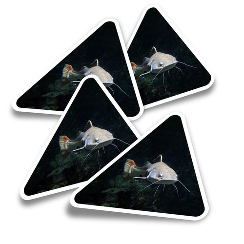 Triangle stickers redtail - 4x,