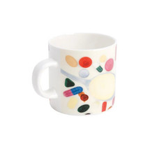 Eames Office House of Cards Espresso Mug Cup Whitbread Wilkinson Pills Medicine