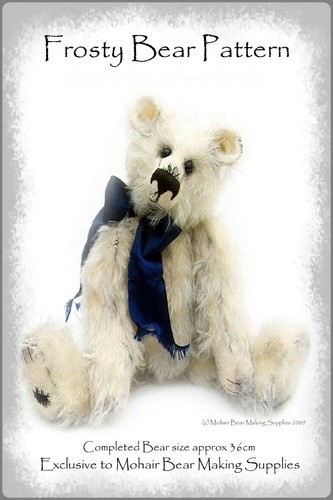 Ooak mohair teddy sewing - ooak,