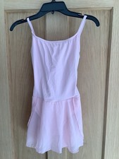 pink skirted capezio leotard