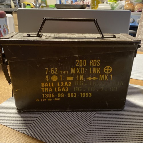 Ammunition box metal 62mm - box,