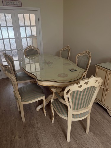 Italian hand painted dining - italian,