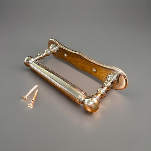Vintage brass toilet - brass, roll