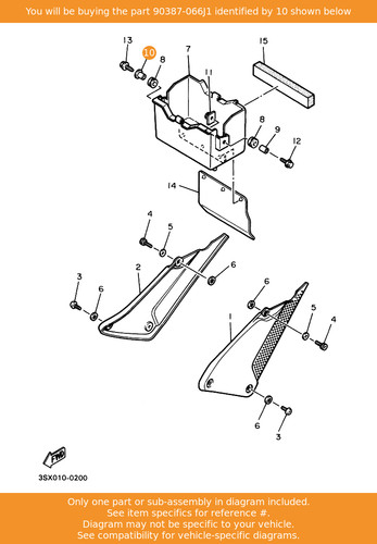 Yamaha collar 90387 - yamaha, collar,