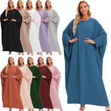 Modest Batwing Sleeve Maxi
