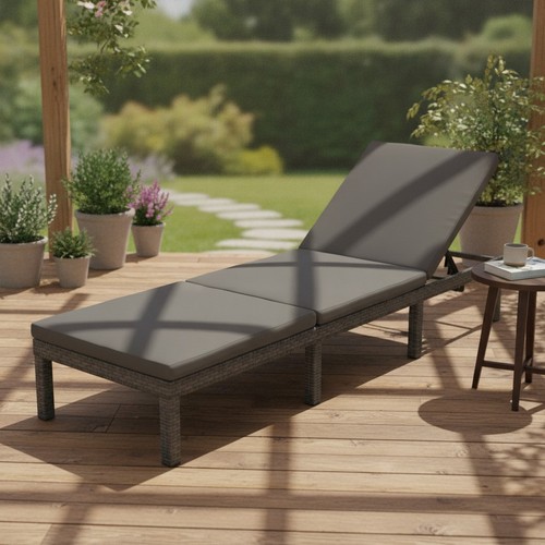 Rattan sun lounger outdoor - sun,