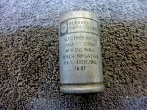 Plessey main smoothing - main, cap