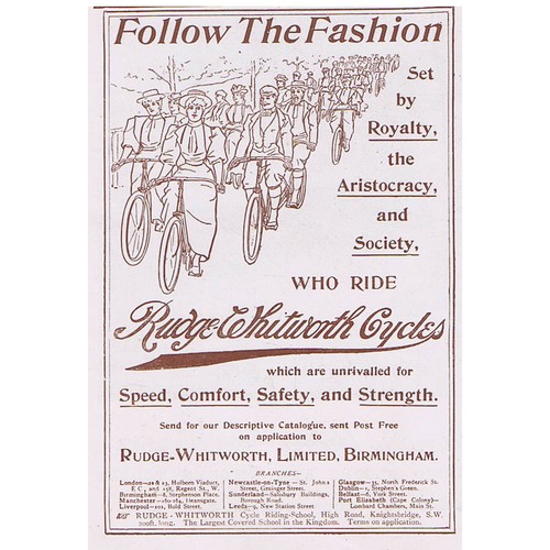 Rudge whitworth cycles - rudge,