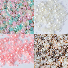 Mixed Flat Back Pearls Rhinestones Embellishments Face Gems Craft Card Making