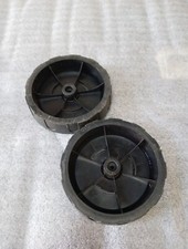 QUALCAST ELECTRIC LAWN RAKE AND SCARIFIER YT6702 PAIR OF WHEELS