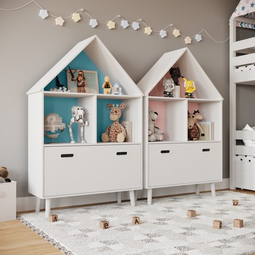 Kids house shaped - house, bookshelf