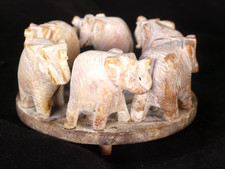 Hand Carved Soapstone Indian