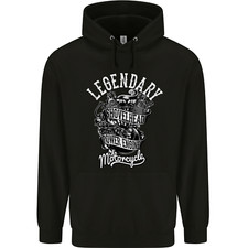 Legendary Shovelhead Motorcycle Biker Childrens Kids Hoodie
