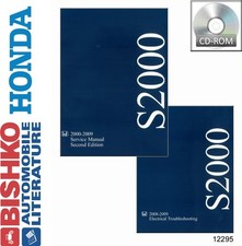 2000 2002 2005 2007 2009 Honda S2000 Shop Service Repair Manual CD Engine Wiring