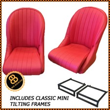 BB Vintage Red Bucket Seats