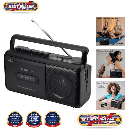 Retro boombox cassette - boombox, player