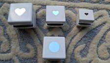 4 XCut Palm Punches Heart &