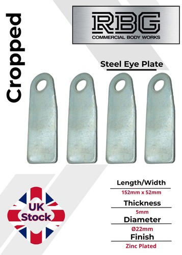 Tail gate fixing eye - tail, plates