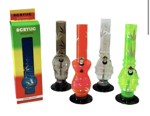Acrylic bong waterpipe - acrylic, small