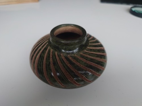Studio pottery ceramic vase - studio,