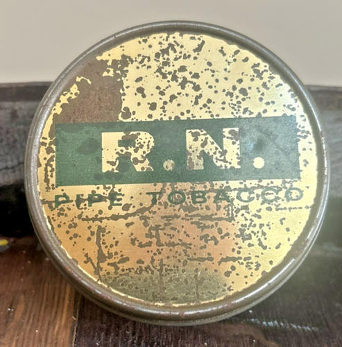 Vintage pipe tobacco tin - r.n.,