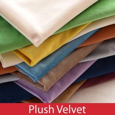 Plush Velvet Fabric Plain