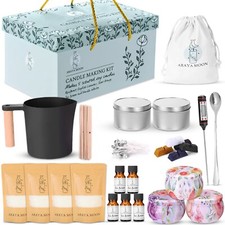 Luxury Candle Making Kit – XL Soy Wax DIY Candle Set | Christmas Gift Box