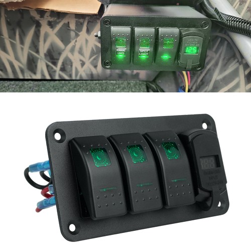 Gang 12v 24v green led - green,