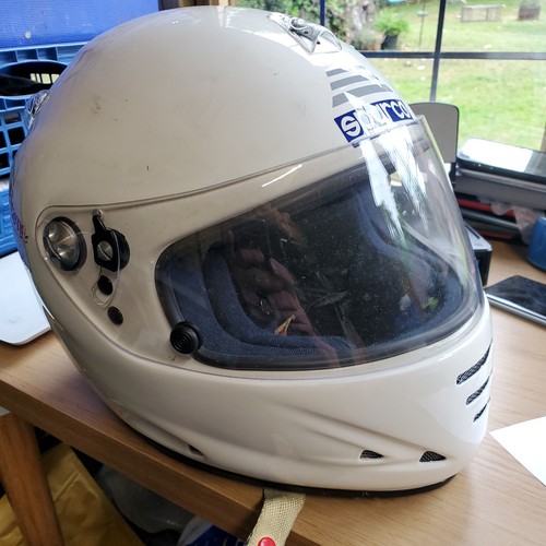 Sparco car racing crash - car, helmet