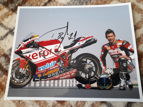 Troy bayliss signed 10x8 - bayliss,