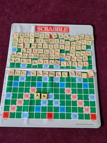 Magnetic travel scrabble - travel,
