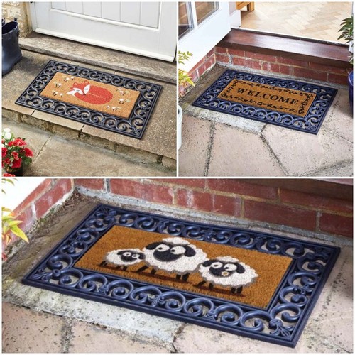 Non slip door mat - door, frame