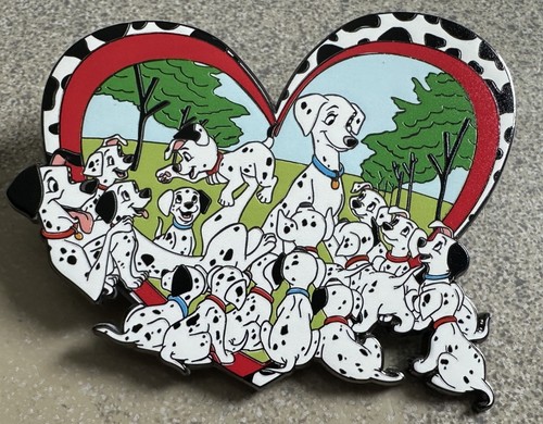 Pin 101 dalmatians jumbo - dalmatians, 3"