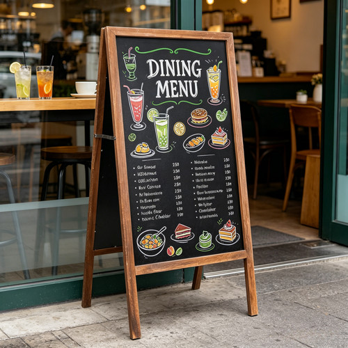 Sturdy freestand pavement sign - sturdy,