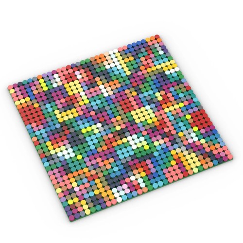 500pcs diy pixel art - pixel, building