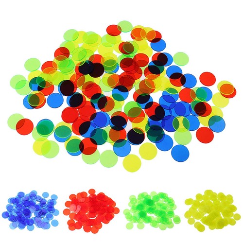 100x playing chips plastic - 100x,