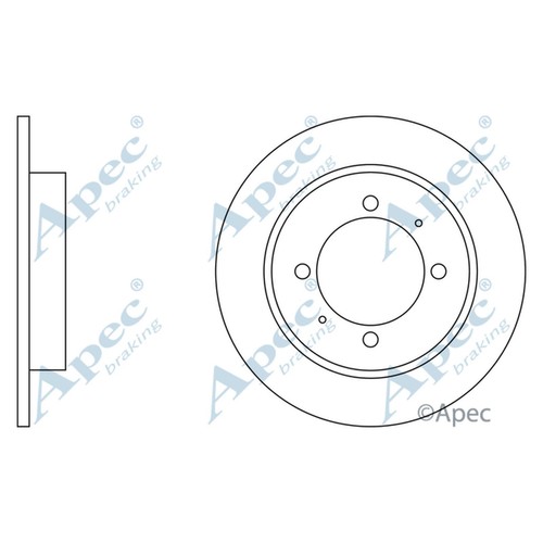 Brake discs solid for volvo - discs,