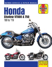 Honda Shadow VT600 & 750 (1988-2019) Haynes Repair Manual