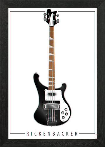 Rickenbacker bass poster - bass,