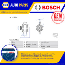 Alternator fits VAUXHALL