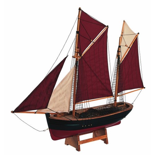 Model sailing ship - model, brixham