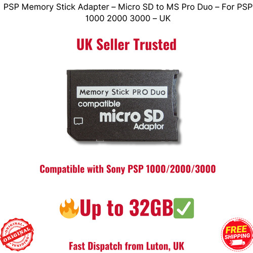 Psp memory stick adapter - psp,
