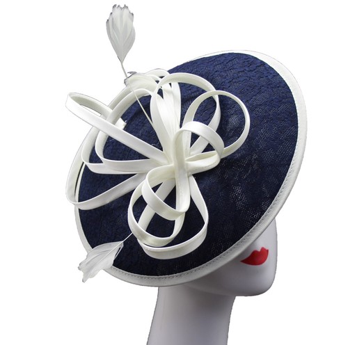 Women fascinator round clip - women's,