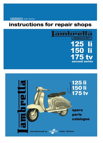 Lambretta series li125 - series, 2